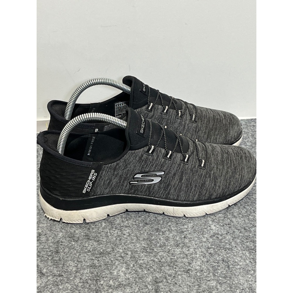 Skechers Hands Free Slip-ins Ultra Flex 3.0 Smooth Step Black Grey Mens 8
